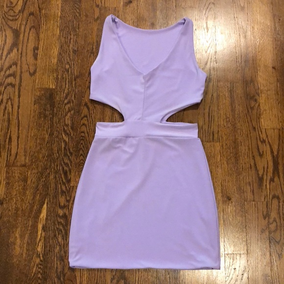 Cheryl Creations Dresses & Skirts - Lavender cutout minidress size medium (juniors)